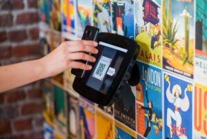 kiosk qr code scan